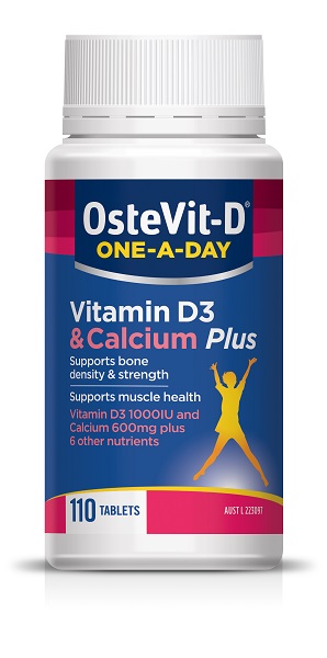 KEY009 Ostevit-D Calcium Plus 110 Label 3D